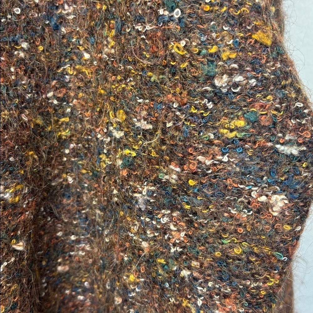 Paul Et Duffier Vintage Brown  Mohair Blend Cardigan in Size Large - Picture 4 of 6